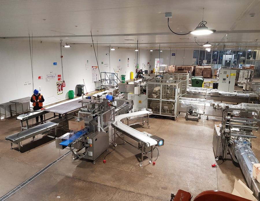 Montaje industrial de línea de producción por CLM